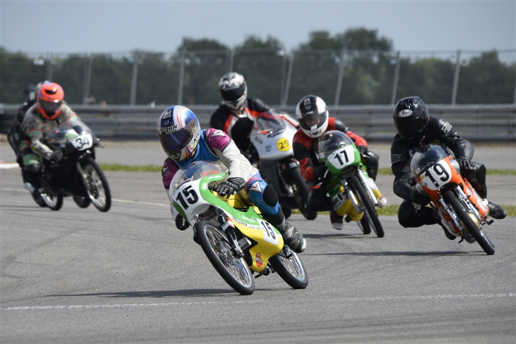 Det er bl.a. de helt små racermotorcykler på 50 cm3, man kan opleve på Padborg Park
(Foto: Morten Alstrup)